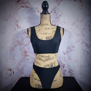 NIP Sporty Forplay Black Cheeky Bikini